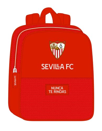 safta Unisex Kinder Kinderrucksack Sevilla FC Rucksack, 220 x 100 x 270 mm, rot, Estándar