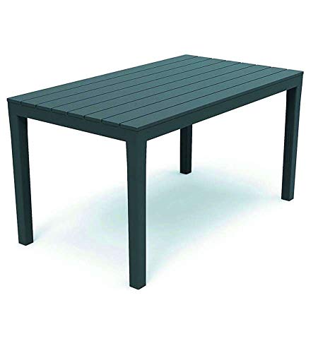 Stapelbarer Monoblock-Sessel, Made in Italy, 61 x 56 x 82 cm, Farbe Braun