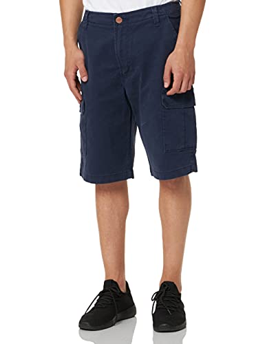 Wrangler Mens Casey Cargo Shorts, Lakeport Blue, 36