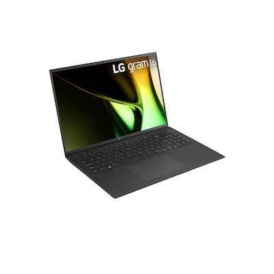 2024 LG Gram 16 Zoll Notebook - 1199g Intel Core Ultra7 Laptop (16GB RAM, 512GB Dual SSD, 24h Akkulaufzeit, IPS Panel Anti-Glare Display, Win 11 Home) - Schwarz