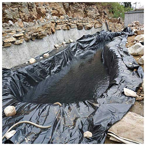 1,5 m / 2 m / 3 m / 4 m / 5 m / 6 m / 7 m / 8 m / 9 m / 10 m HDPE Teichfolie, robuste vorgeformte Teichfolie für Gartenteiche, für große Fischteiche, 20 Stück