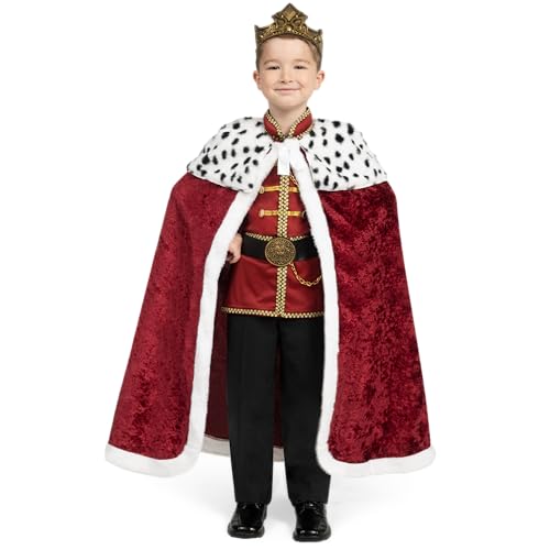 Spooktacular Creations Prinz Kostüm für Jungen, königliche Prinz Outfit, König Kostüm für Kinder Halloween Dress up und Kostüm Parteien