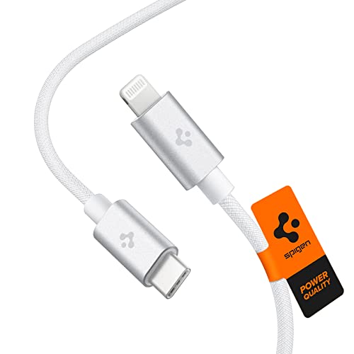 Spigen PowerArc ArcWire Apple USB-C to Lightning DuraBend Quick Charging & Datenkabel (2 Meter) White - ACA04467