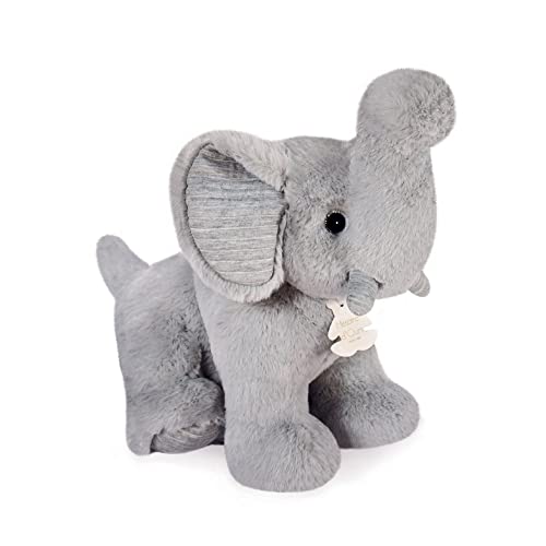 Histoire d'ours - Plüschtier Elefant – Grau – 35 cm – Preppy Chic – HO3145