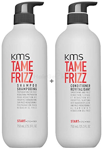 KMS California TAMEFRIZZ Set - Shampoo 750ml + Conditioner 750ml - NEU