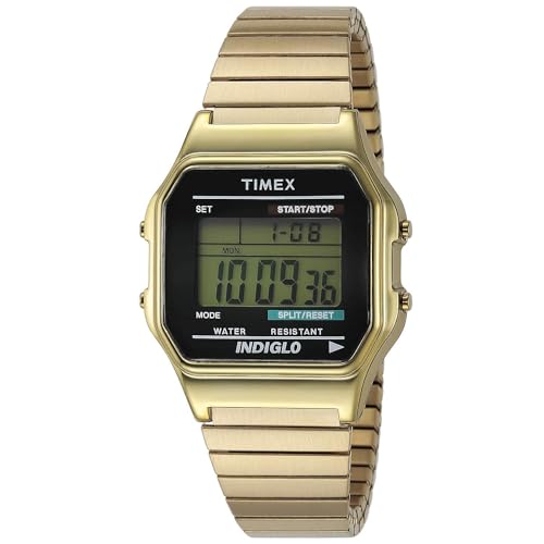 Timex Herren-Armbanduhr Digital Quarz Edelstahl T78677PF