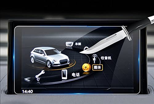 Bildschirmschutz Auto-GPS-Navigationsfolie LCD-Bildschirm Schutzfolie Aus Gehärtetem Glas Anti-Scratch Refit 8 Zoll Für Audi A3 S3 RS3 RS5 RS6 RS7 8V