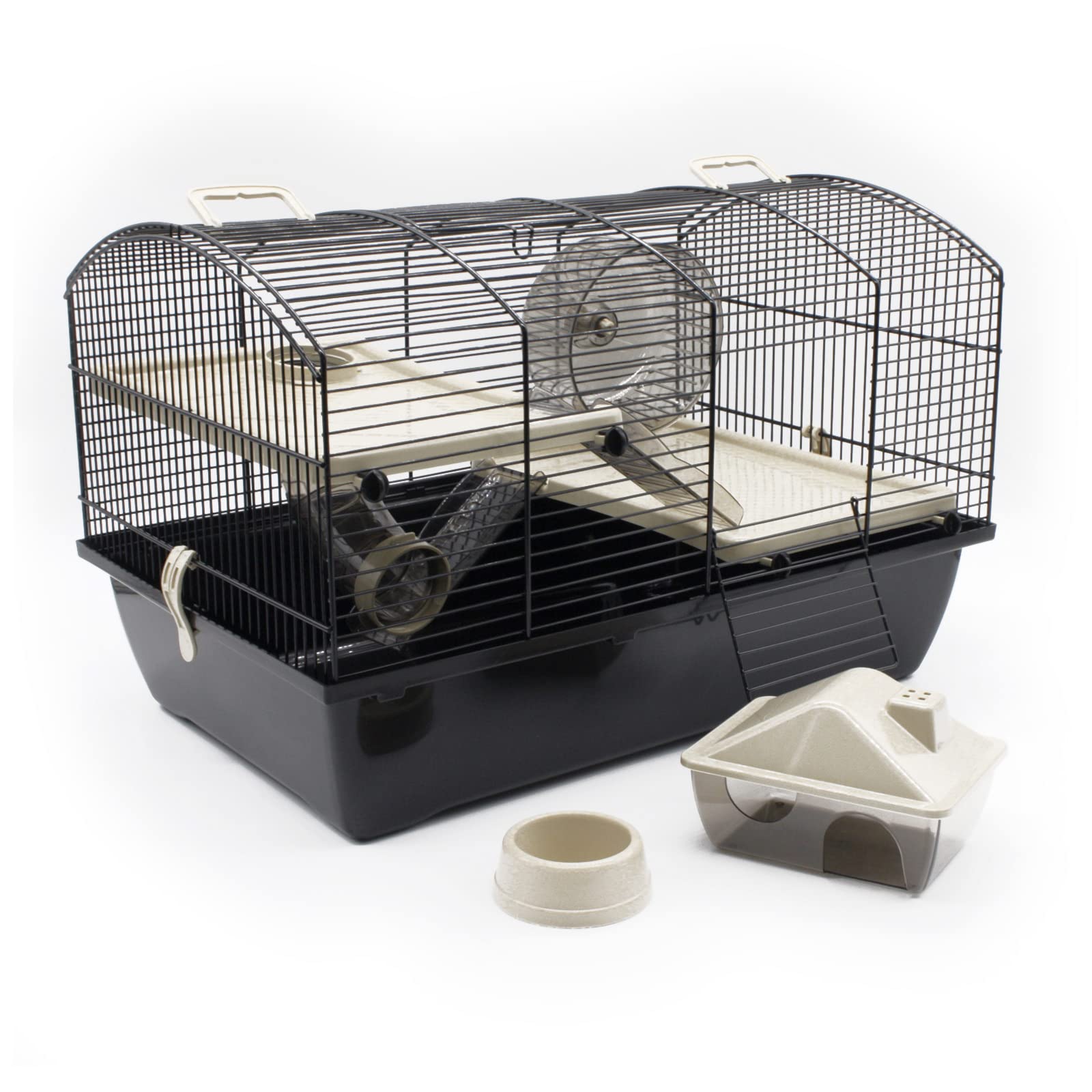 ZooPaul Nagerkäfig Victor 2+ Beige 51x33x33 cm Hamster Maus Rennmaus Käfig Zubehör NEU Spielzeug