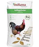 mifuma Premium Bio Legekorn 25 kg Hühnerfutter GeflügelfutterWachtelfutter Entenfutter Putenfutter