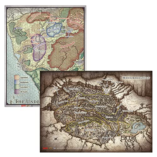 Dungeons & Dragons Out of the Abyss Karten-Set - Maps of the Underdark