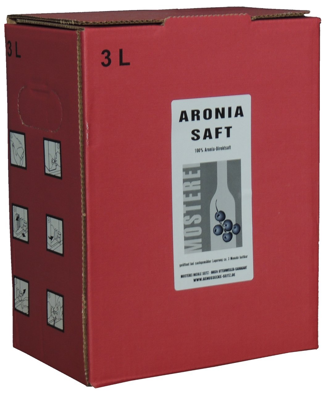 Aronia-Saft Direktsaft 4x 3L Bag in Box