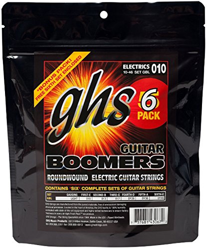 GHS GB-L-5, Boomers Strings Light 6er Pack