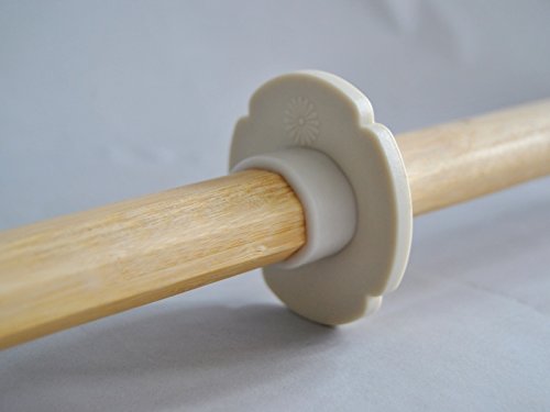 BAY® Bokken Weißeiche ca 100 cm weiß Eiche Spitzenqualität Holzschwert Langschwert Holz mit Tsuba