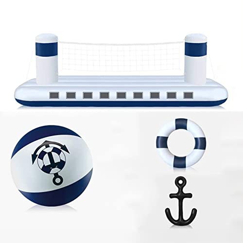 XYJYPA Pool Volleybal Game,Pool Aufblasbarer Volleyball,Floating Volleyball Netz,Aufblasbare Pool Spielzeug,für Schwimmbad Wassersport Sommerspielzeug