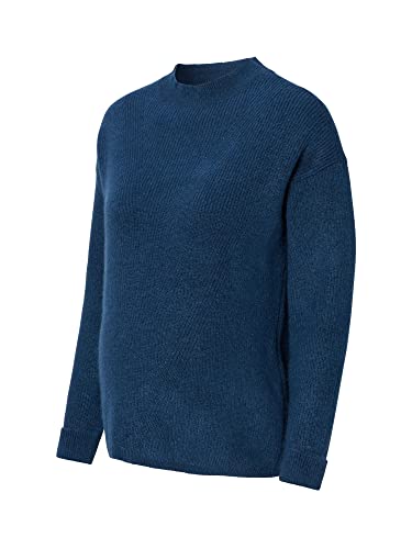 ESPRIT Maternity Damen Long-sleeved Sweater Pullover, Sea Teal - 386, 42 EU
