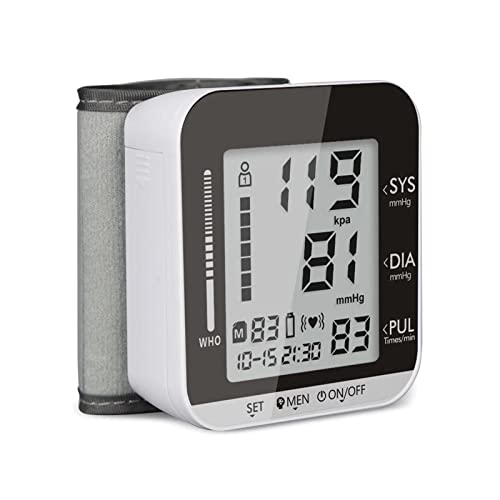Automatisches Blutdruckmessgerät für zu Hause, LCD-Digitalanzeige, intelligenter Druck, Herzfrequenzüberwachung, elektronisches Blutdruckmessgerät vom Typ Smart Wrist (A)