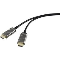 SpeaKa Professional HDMI Verbindungskabel 50.00 m Ultra HD (4k) HDMI mit Ethernet Schwarz [1x HDMI-Stecker - 1x HDMI-Stecker] (SP-8821972)