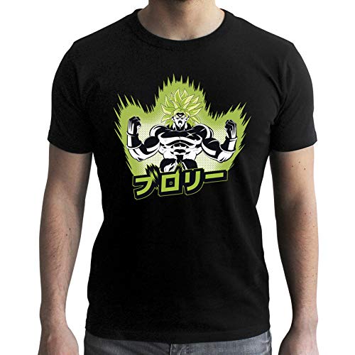 ABYstyle Dragon Ball Super Broly T-Shirt für Herren, schwarz, L