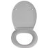 WENKO WC-Sitz »Samos«, Duroplast, oval, mit Softclose-Funktion - grau
