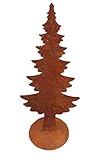 terracotta-toepfe-de Tannenbaum ca. 100 cm aus Metall Edelrost Rost Weihnachten Deko Weihnachtsbaum