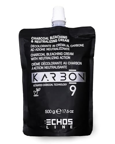 Echosline karbon9 decolorante in crema al carbone 500gr