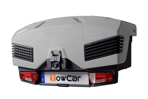 TowBox EVO Urban Gepäckbox für Anhängerkupplung | Transportbox | Gepäckträger - 1200 x 670 x 650 (Classic Gray)