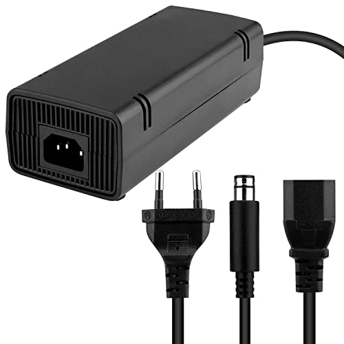 OSTENT EU-AC Adapter, Ladegerät, Stromversorgung, Netzteil, kompatibel für Microsoft Xbox 360 E Konsole