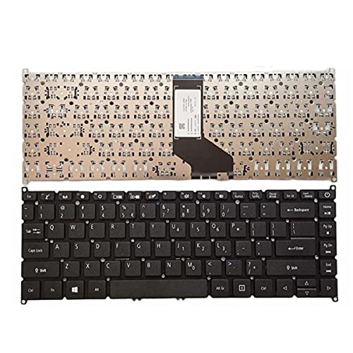 Laptop-Tastatur US-Layout für Acer A314-41 A314-33 A514-51G A514-51KG TMP40-51 Schwarz