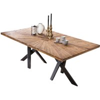 SIT Tisch »TABLES & CO«, HxT: 77 x 100 cm, Holz - braun | schwarz