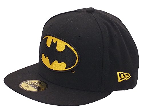 New Era Cap Character Basic Batman, Black, 7 7/8