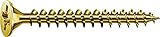 SPAX Universalschraube, 3,0 x 45 mm, 1000 Stück, Kreuzschlitz Z1, Senkkopf, Vollgewinde, 4CUT, YELLOX A2L, 1081020300455