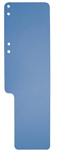 100 Exacompta Aktenschwänze / blau / 10,0 x 32,0 cm