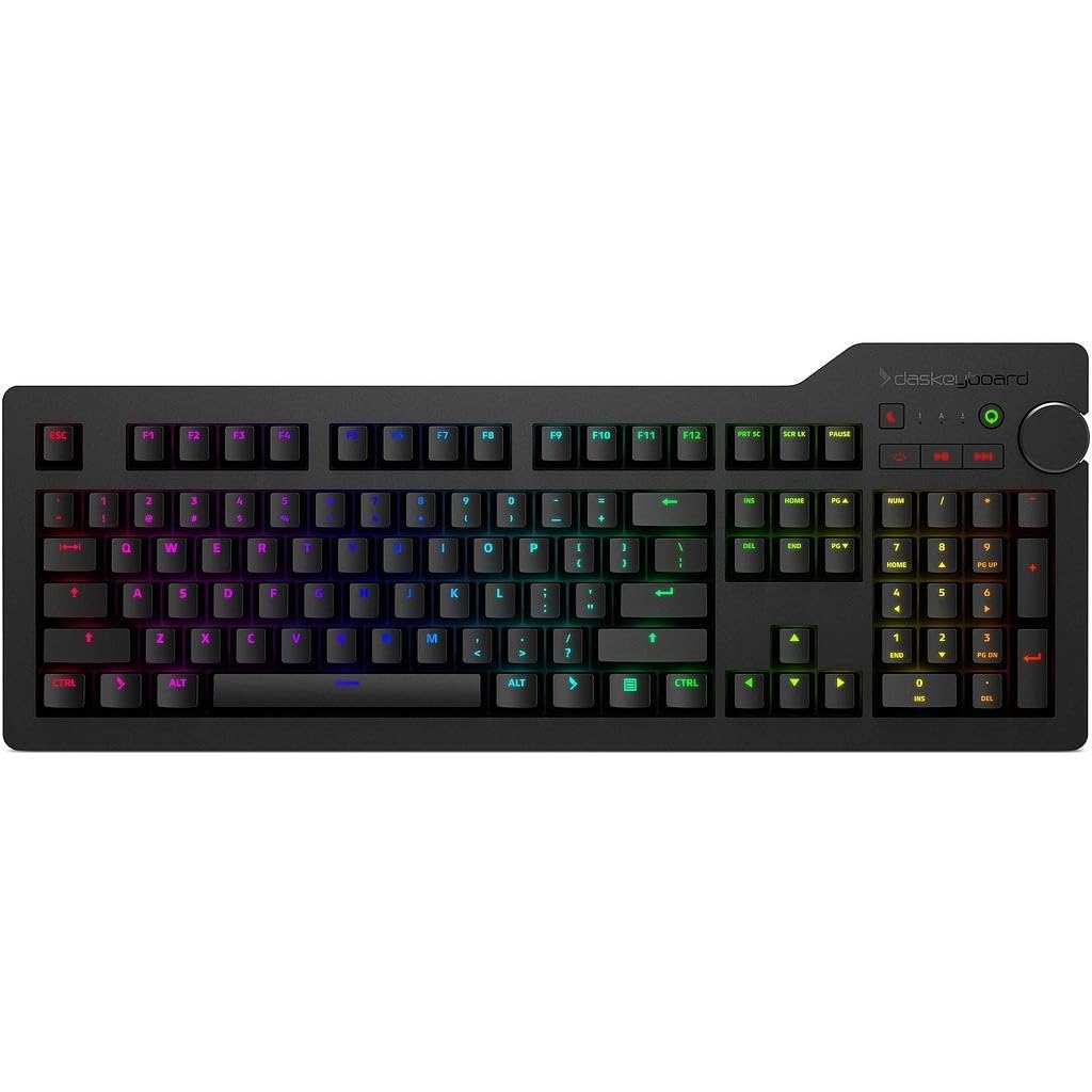 Das Keyboard 4Q: Worlds First Smart RGB Cherry MX Mechanische Tastatur – Braun weich taktil
