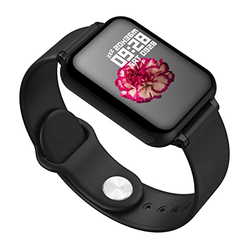 SUPBRO Smartwatch, Fitness Armband Tracker Voller Touch Screen Uhr Wasserdicht IP67 Armbanduhr Smart Watch mit Schrittzähler Pulsmesser Stoppuhr Sportuhr für Smartphone Damen Herren