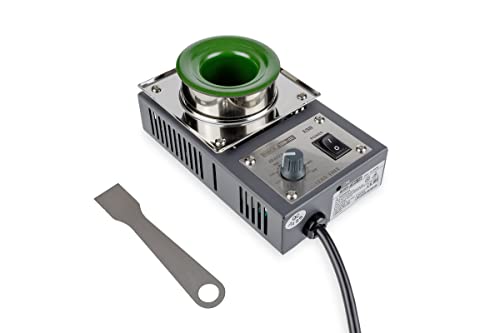 QUICK sensorgeregelter Löttiegel 200 W Lötbad rund Ø36mm 150-500°C QU100-4C