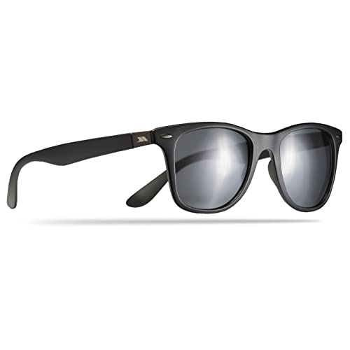 Trespass Sonnenbrille Matter Polarisierte mit Uv-schutz und Stofftasche, Black, One Size, UUACEYM30002_BLKEACH