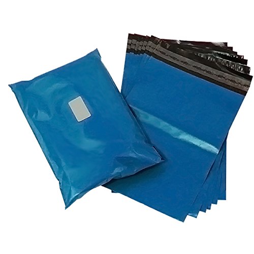 Triplast Versandtaschen aus Kunststoff, 12,7 x 17,8 cm, Metallic-Blau, 1000 Stück