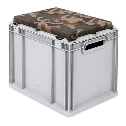 aidB Eurobox, NextGen Seat Box, camouflage Griffe offen, 43-32 - Einzel