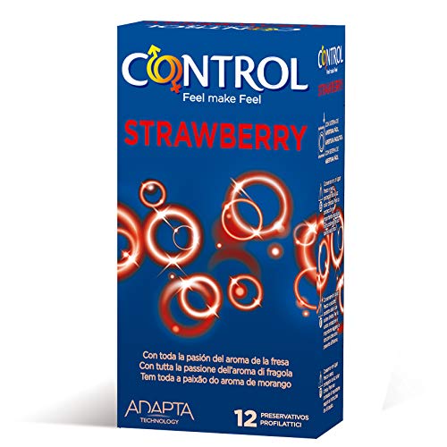 Control Erdbeer-Kondome, 12 Stück