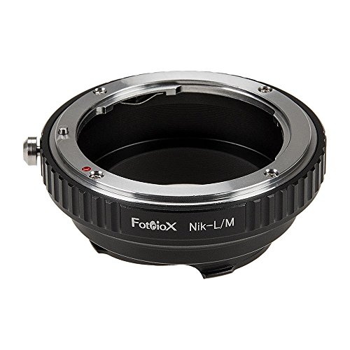 Fotodiox Lens Mount Adapter, Nikon Lens to Leica M Adapter, fits Leica M-Monochrome, M8.2, M9, M9-P, M10 and Ricoh GXR mount A12