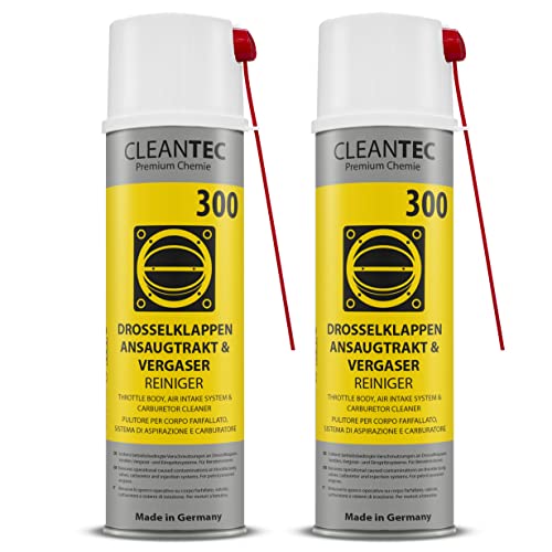 CleanTEC 300 Drosselklappen Ansaugtrakt Vergaser Reiniger 500ml 1L/17,45Euro (4)