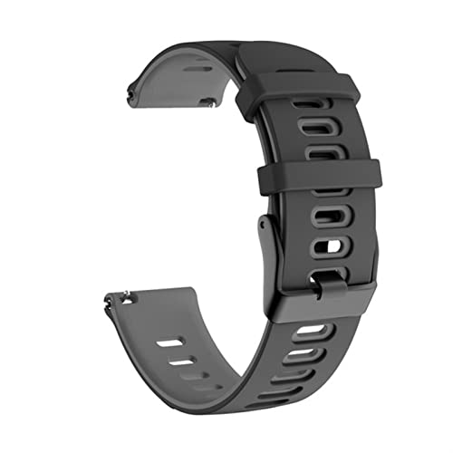 HHBYLEEE Silikon-Uhrenarmbänder für 20 mm, 22 mm Universal-Uhrenarmbänder/Farbe:Grün-blau, Größe:20mm Universal