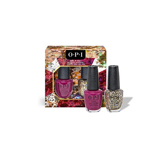 OPI Jewel Be Bold Collection, Nail Lacquer Duo, 2x 15ml, Nail Polish DUO Gift Set