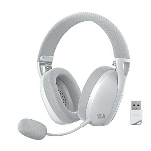 Redragon H848 Bluetooth Wireless Gaming Headset - Leichtgewicht - 7.1 Surround Sound - 40MM Treiber - Abnehmbares Mikrofon - Mehrere Plattformen für PC, PS5/4/3, NS, Handy
