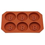Silikon-Eiswürfelform mit Bitcoin-Design, für Schokolade, Kekse, Kekse, Eiswürfel, Küche, Eiscreme, Kaffee