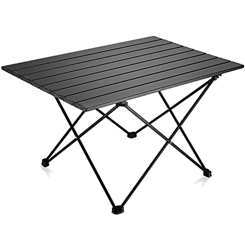 DINESA Tragbarer Faltbarer Tisch im Freien Aluminium Camping Picknick Wandern Angeln Picknick ZubehöR Klapptisch im Freien