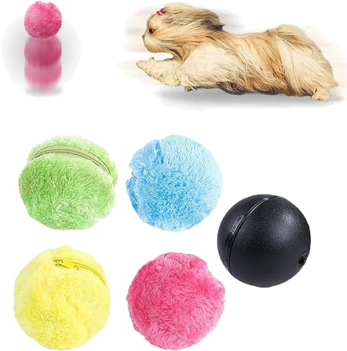 IFFANY Hundeball, selbstrollender Ball, Hundespielzeug, bewegliches Haustierspielzeug für Hunde, Kauer, aktiver rollender Ball für Hunde, automatischer, intelligenter, neckender Hundeball