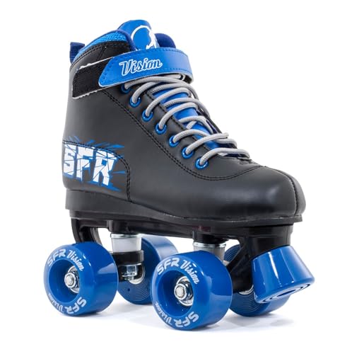 SFR Vision II Quad Skates, Schwarz / Blau - 35.5
