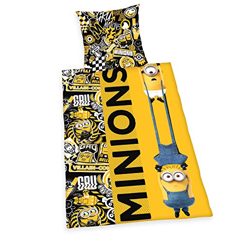 Herding Minions 2 Bettwäsche-Set, Cotton, Mehrfarbig, 70 x 90 cm, 140 x 200 cm