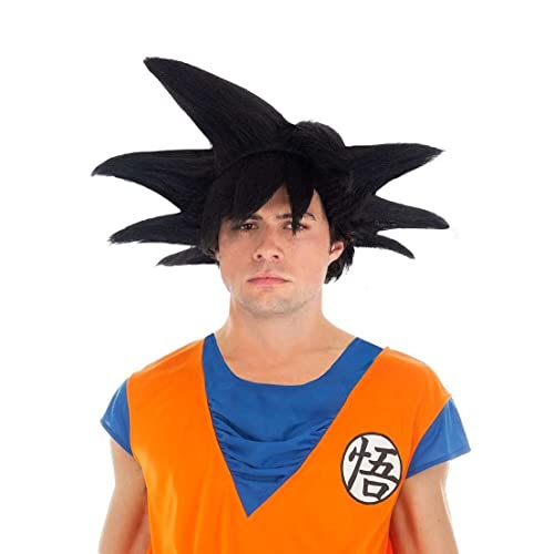 Son Goku Perücke- Dragon Ball Kostümzubehör schwarz